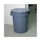Boardwalk 32 Gal Waste Receptacle Lids, Flat-Top Lid Gray, Plastic 1868182 - alternate 6